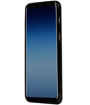 Zwart TPU back case cover Hoesje voor Samsung Galaxy A5 / A8 2018