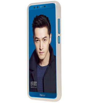 Wit TPU back case cover Hoesje voor Huawei Honor 9 Lite