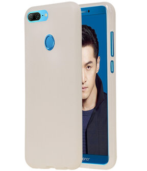Wit TPU back case cover Hoesje voor Huawei Honor 9 Lite