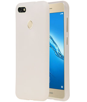 Wit TPU back case cover Hoesje voor Huawei P9 Lite Mini