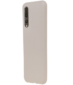Wit TPU back case cover Hoesje voor Huawei P20 Pro