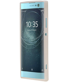 Wit TPU back case cover Hoesje voor Sony Xperia XA2