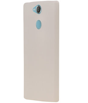 Wit TPU back case cover Hoesje voor Sony Xperia XA2