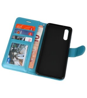 Turquoise Wallet Case Hoesje voor Huawei P20