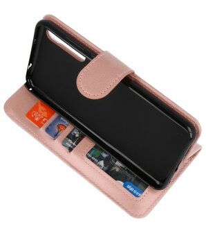 Roze Wallet Case Hoesje voor Huawei P20 Pro