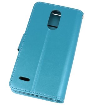 Turquoise Wallet Case Hoesje voor LG K8 2018