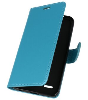 Turquoise Wallet Case Hoesje voor LG K10 2018