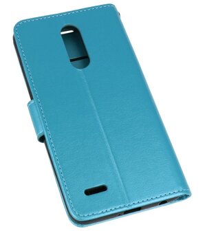 Turquoise Wallet Case Hoesje voor LG K10 2018