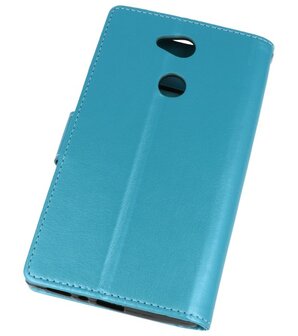 Turquoise Wallet Case Hoesje voor Sony Xperia L2