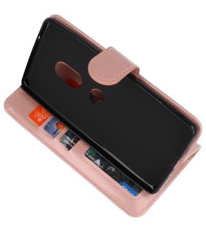 Roze Wallet Case Hoesje voor Sony Xperia XZ2