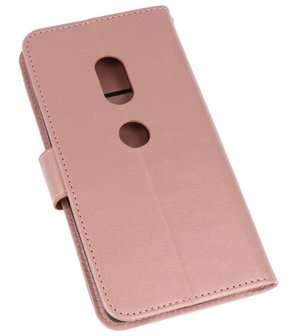 Roze Wallet Case Hoesje voor Sony Xperia XZ2