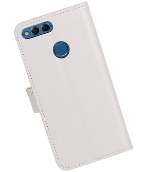 Wit Portemonnee Wallet Case Hoesje voor Huawei P Smart
