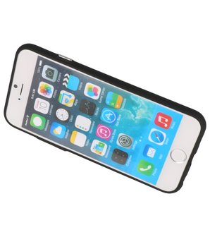 Zwart Hardcase cover Hoesje voor Apple iPhone 6s