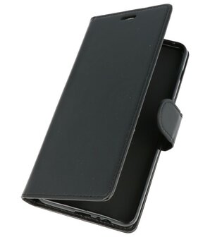 Zwart Wallet Case Hoesje voor HTC Desire 12 Plus