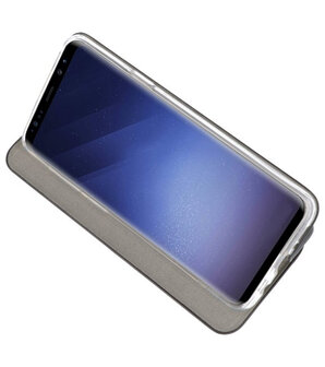 Zwart Premium Folio Wallet Hoesje voor Samsung Galaxy S9