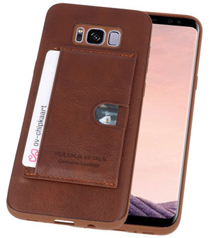 Bruin Hardcase cover Hoesje voor Samsung Galaxy S8 Plus