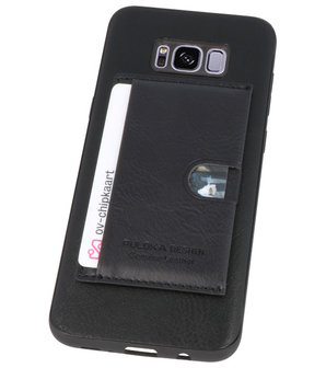Zwart Hardcase cover Hoesje voor Samsung Galaxy S8 Plus
