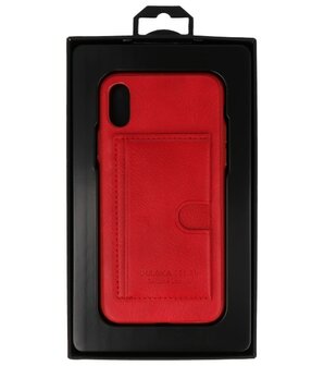 Rood Hardcase cover Hoesje voor Apple iPhone X