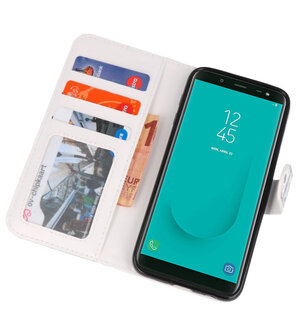 Dollar booktype wallet case Hoesje voor Samsung Galaxy J4 2018