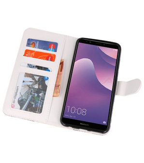 Tempel 1 booktype wallet case Hoesje voor Huawei Y7 Prime 2018