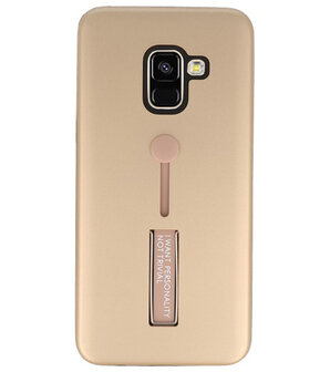 Goud Stand Case hoesje voor Samsung Galaxy A8 2018