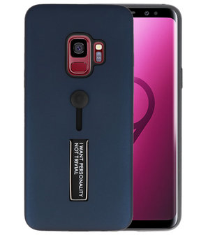 Navy Stand Case hoesje voor Samsung Galaxy S9