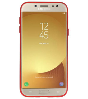 Rood Magneet Stand Case hoesje voor Samsung Galaxy J5 2017