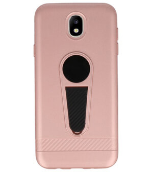 Roze Magneet Stand Case hoesje voor Samsung Galaxy J7 2017 / Pro