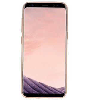 Goud Magneet Stand Case hoesje voor Samsung Galaxy S8