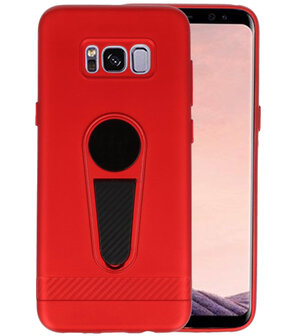 Rood Magneet Stand Case hoesje voor Samsung Galaxy S8 Plus