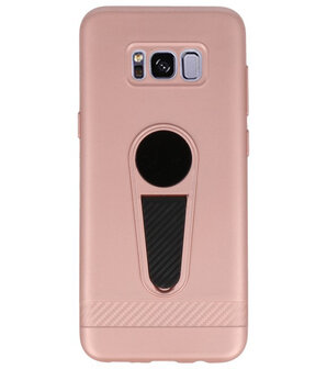 Roze Magneet Stand Case hoesje voor Samsung Galaxy S8 Plus