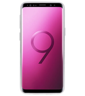 Zilver Magneet Stand Case hoesje voor Samsung Galaxy S9