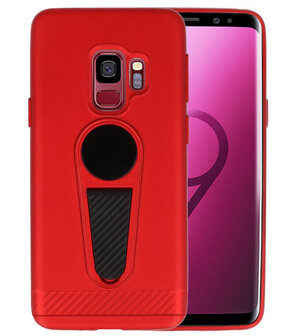 Rood Magneet Stand Case hoesje voor Samsung Galaxy S9