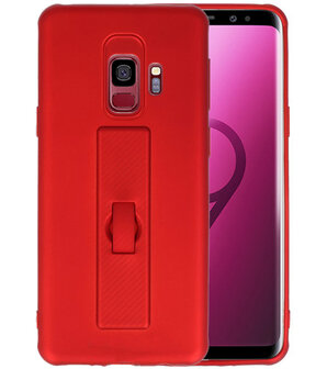 Rood Carbon serie Zacht Case hoesje voor Samsung Galaxy S9