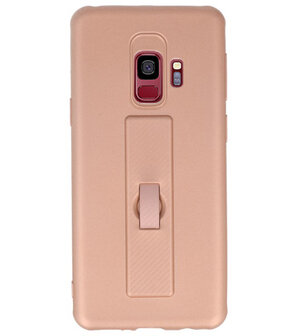 Roze Carbon serie Zacht Case hoesje voor Samsung Galaxy S9