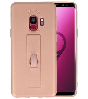 Roze Carbon serie Zacht Case hoesje voor Samsung Galaxy S9