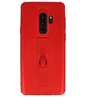 Rood Carbon serie Zacht Case hoesje voor Samsung Galaxy S9 Plus