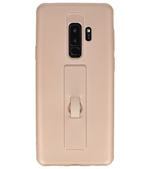 Goud Carbon serie Zacht Case hoesje voor Samsung Galaxy S9 Plus