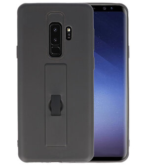 Zwart Carbon serie Zacht Case hoesje voor Samsung Galaxy S9 Plus