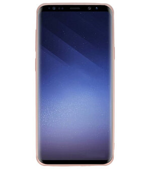 Roze Carbon serie Zacht Case hoesje voor Samsung Galaxy S8 Plus