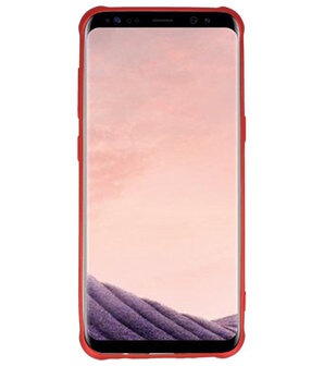 Rood Carbon serie Zacht Case hoesje voor Samsung Galaxy S8