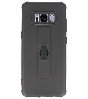 Zwart Carbon serie Zacht Case hoesje voor Samsung Galaxy S8
