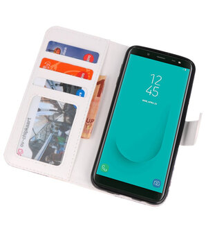 Tempel 1 booktype wallet case Hoesje voor Samsung Galaxy J8