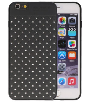 Zwart Diamand Geweven hard case hoesje voor Apple iPhone 6 Plus / 6s Plus