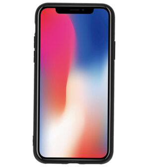 Blauw Diamand Geweven hard case hoesje voorApple iPhone X