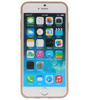 Goud Diamand Geweven hard case hoesje voor Apple iPhone 6 / 6s