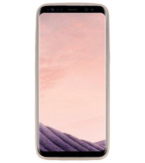 Goud Geweven hard case hoesje voor Samsung Galaxy S8