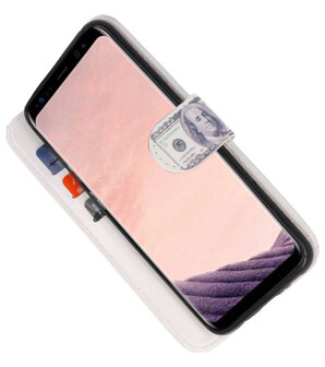Dollar booktype wallet case Hoesje voor Samsung Galaxy S8 Plus