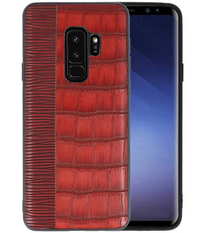 Croco Rood hard case hoesje voor Samsung Galaxy S9 Plus