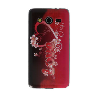 Love Hard case cover hoesje voor Samsung Galaxy Core 2 G355H